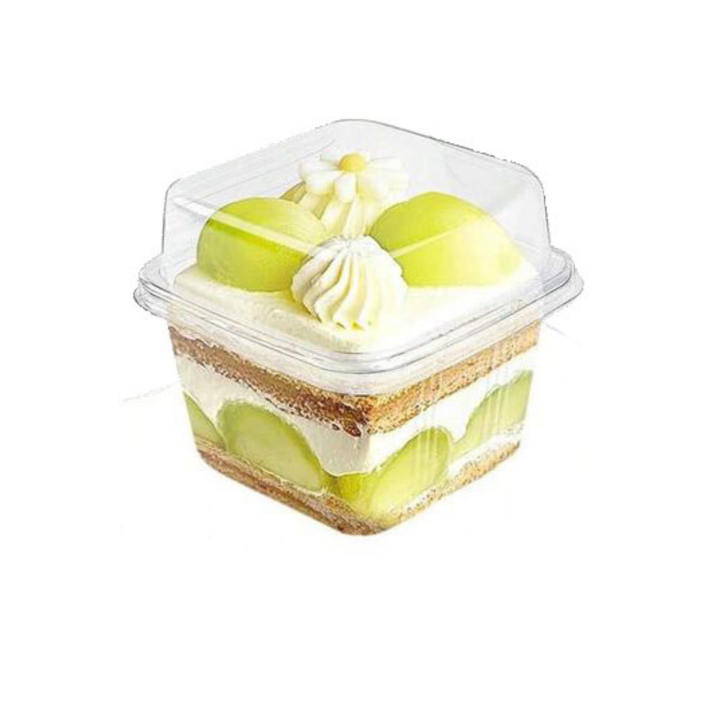 Q-Pack de 50 Envase transparente 7x 8 | Cuchareable
