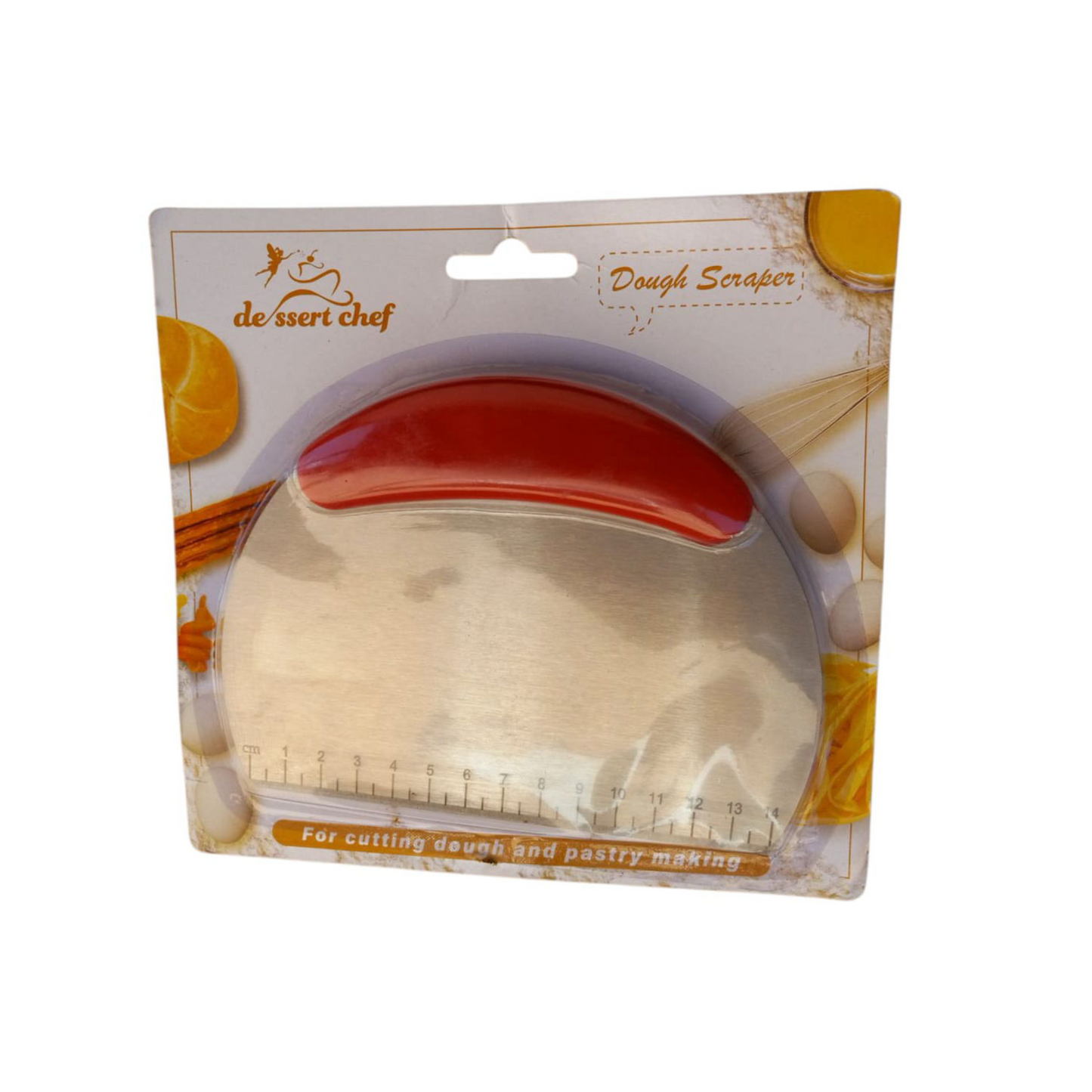 R- Raspador de masa. Para cortar masa y hacer repostería.