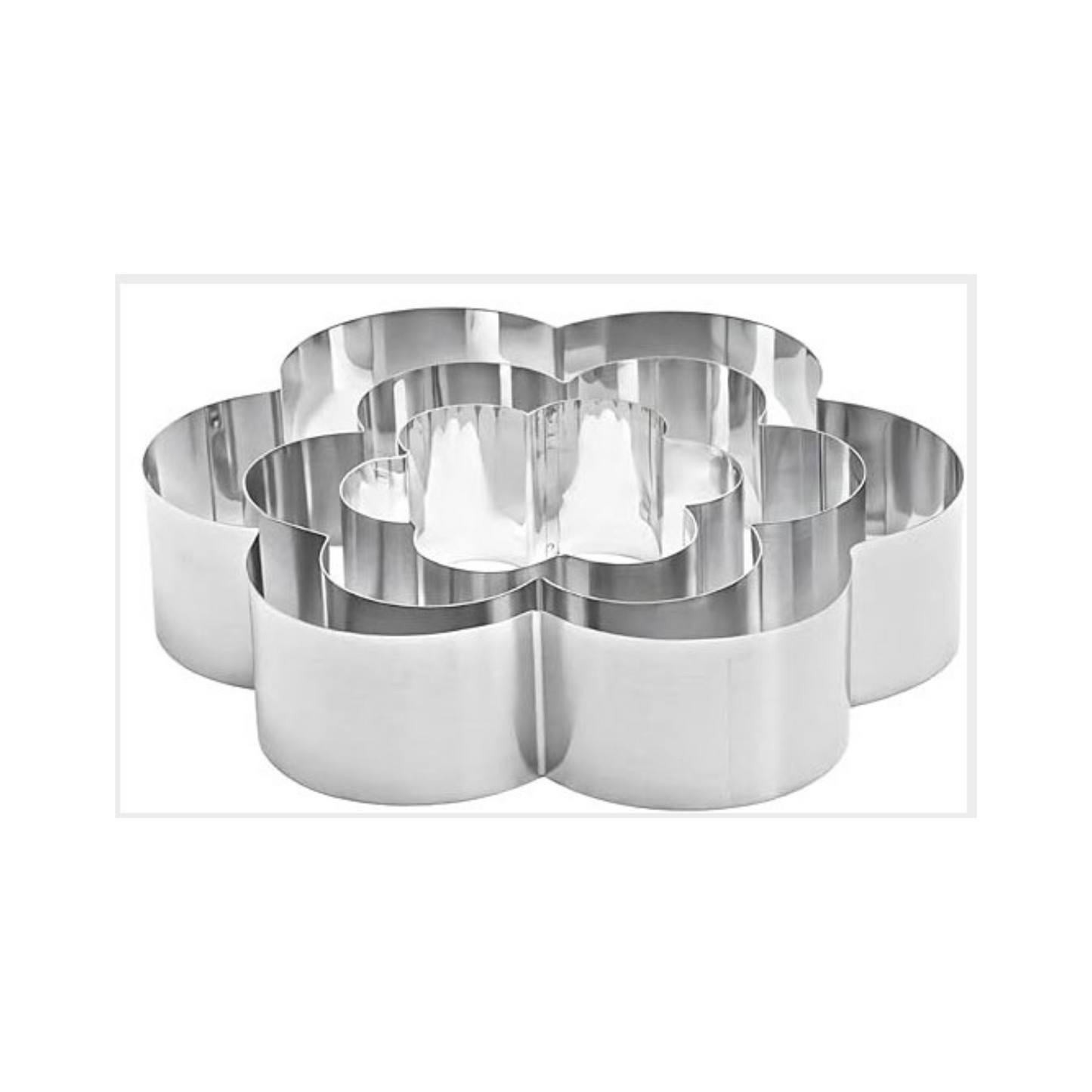 R- Cortadores Flores SET-3 | 10 / 15 / 20 x 4.5 cm