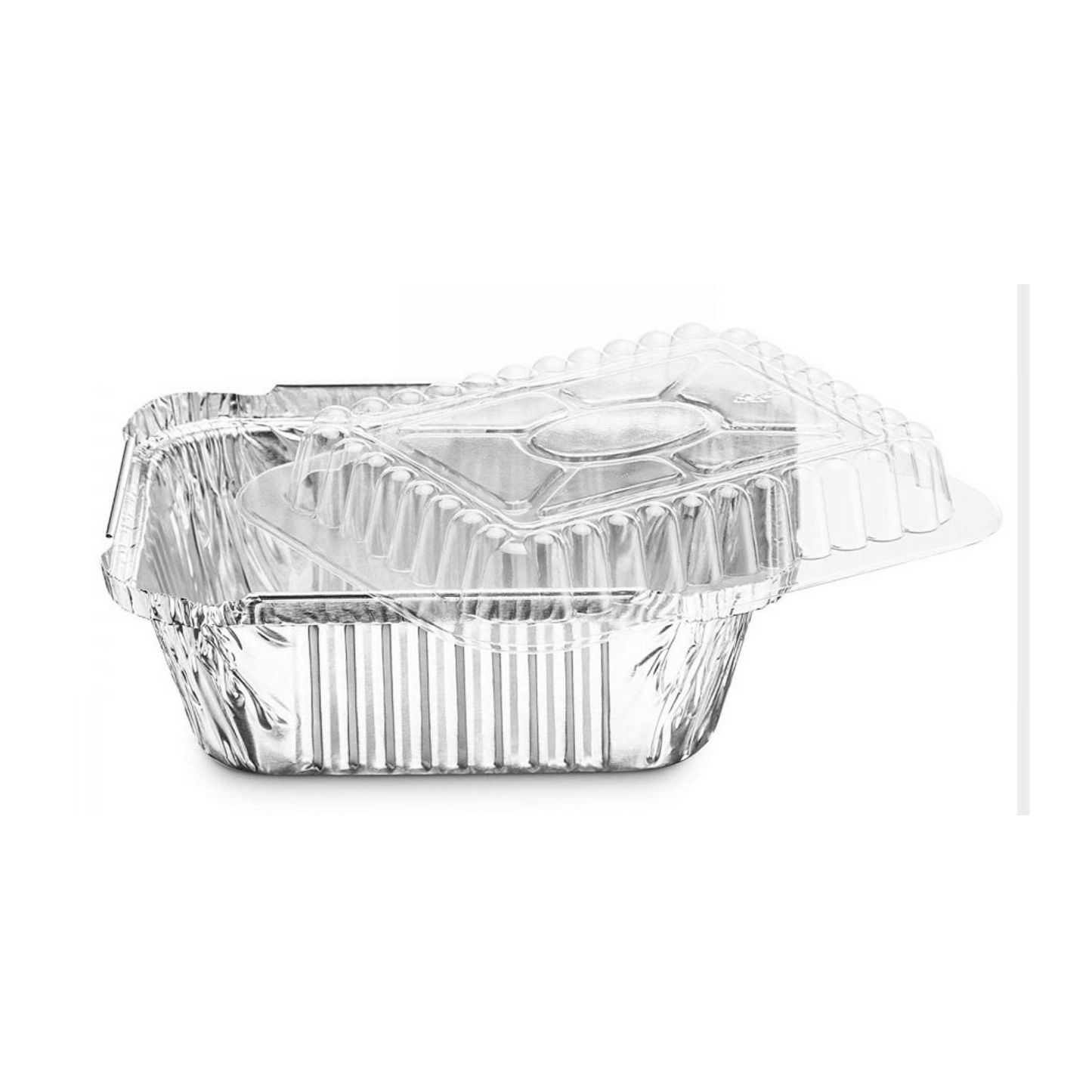 Q-Pack de 50 Envase de aluminio 420 con visor