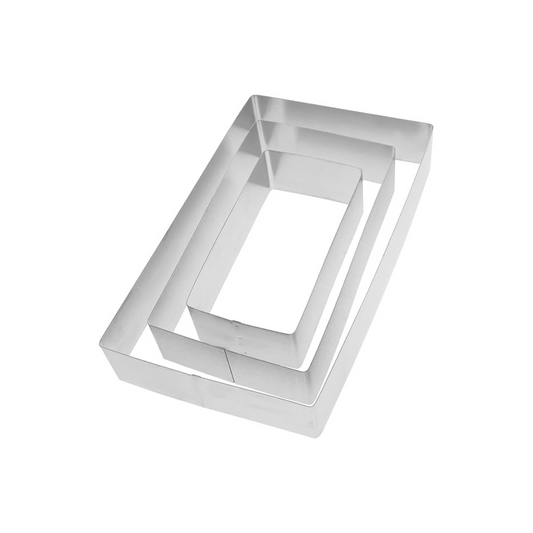 R- Cortadores Rectangulares Set-3 | 10/ 15 / 20 x 4.5 cm