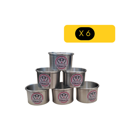 Pack de 6 Moldes Mini Cake Ivhalia De 7 x 5
