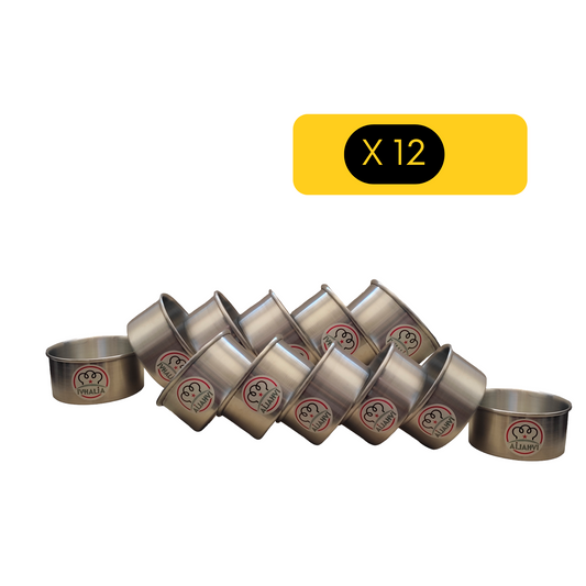 Pack de 12 Moldes Mini Cake Ivhalia De 10 x 5