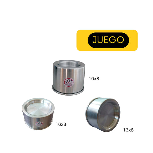 O- Juego de moldes ballerina Ivhalia 10, 13, 18 x 8 alto