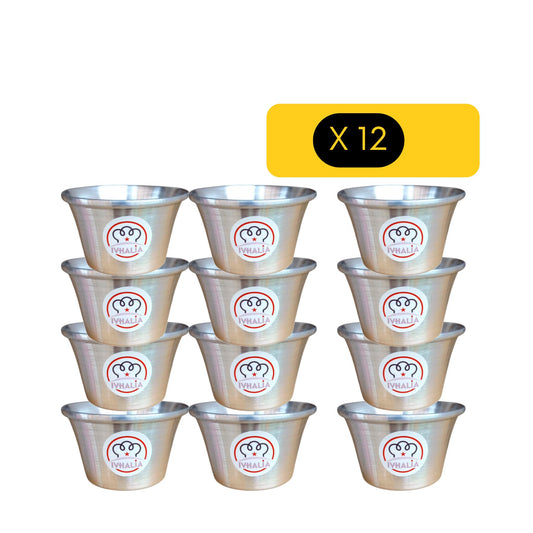 Pack de 12 Molde Mini Muffin Ivhalia 8 x 5
