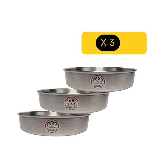 Pack de 3 Mini Cake Ivhalia de 18 x 4